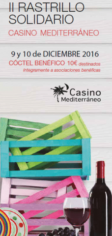 2ª Edición del Rastrillo Solidario de Casino Mediterráneo